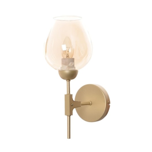 ARANDELA TORCHIA C/ GLOBO 1XE27 20,3X35,3X15CM VIDRO E METAL CHAMPANHE E DOURADO | STUDIOLUCE WHITE AR1462 ARANDELA TORCHIA C/ GLOBO 1XE27 20,3X35,3X15CM VIDRO E METAL CHAMPANHE E DOURADO | STUDIOLUCE WHITE AR1462