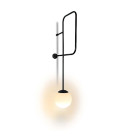 ARANDELA TROMP 78X15X30CM ALUMÍNIO E VIDRO | SPOTLINE 815/1 ARANDELA TROMP 78X15X30CM ALUMÍNIO E VIDRO | SPOTLINE 815/1