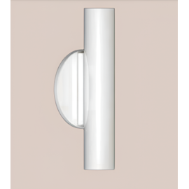 ARANDELA TUBO 2 FACHOS COM CANOPLA 7,6X9X30CM 2X PAR20 A60 E27 | BELLUCE G2620/2 ARANDELA TUBO 2 FACHOS COM CANOPLA 7,6X9X30CM 2X PAR20 A60 E27 | BELLUCE G2620/2