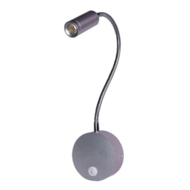 ARANDELA VISION LED 3W 3000K Ø8,5X45,5CM METAL PRATA | STUDIOLUCE WHITE AR1302-PR ARANDELA VISION LED 3W 3000K Ø8,5X45,5CM METAL PRATA | STUDIOLUCE WHITE AR1302-PR