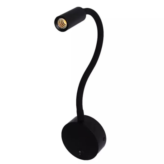 ARANDELA VISION LED 3W 3000K Ø8,5X45,5CM METAL PRETO | STUDIOLUCE WHITE AR1302-PT ARANDELA VISION LED 3W 3000K Ø8,5X45,5CM METAL PRETO | STUDIOLUCE WHITE AR1302-PT