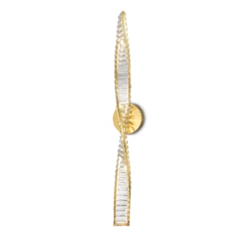 ARANDELA VOGUE Ø100CM LED 30W 3000K CRISTAL E METAL DOURADO | +LUZ AR-168/30.100DO ARANDELA VOGUE Ø100CM LED 30W 3000K CRISTAL E METAL DOURADO | +LUZ AR-168/30.100DO