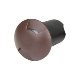 BALIZADOR 2 FACHOS MARROM CORTEN 0.7W 2700K | ROMALUX 10045