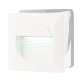 BALIZADOR DASH LED 3000K 6W BIVOLT 12,5X12,5CM ALUMÍNIO BRANCO | BELLA ILUMINAÇÃO LX9642 BALIZADOR DASH LED 3000K 6W BIVOLT 12,5X12,5CM ALUMÍNIO BRANCO | BELLA ILUMINAÇÃO LX9642