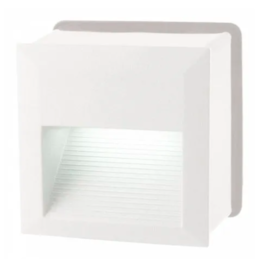 BALIZADOR DASH LED 6W BIVOLT 8,5X8,5CM ALUMÍNIO BRANCO | BELLA ILUMINAÇÃO LX9643 BALIZADOR DASH LED 6W BIVOLT 8,5X8,5CM ALUMÍNIO BRANCO | BELLA ILUMINAÇÃO LX9643