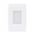 BALIZADOR DE EMBUTIR LED EXTERNO 3000K 2W BIVOLT 12,3X8,3X3CM POLICARBONATO BRANCO | GAYA 9684