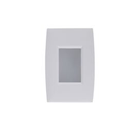 BALIZADOR DE EMBUTIR LED LUMO RETANGULAR 3000K 2W BIVOLT BRANCO | NORDECOR 2334