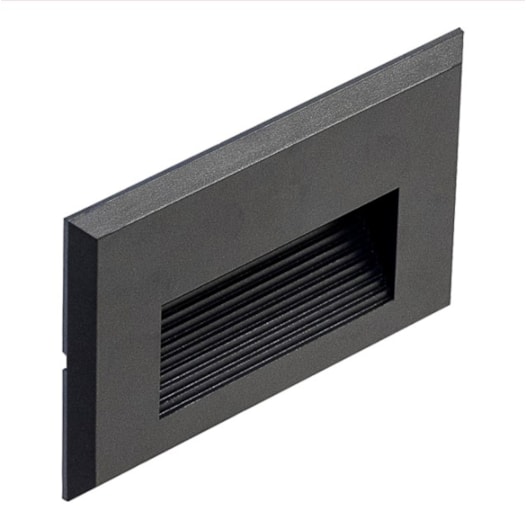 BALIZADOR DE EMBUTIR LED MENI RETANGULAR EXTERNO 3000K 2W BIVOLT 7,5X11,5X2,3CM ABS PRETO | BELLA ILUMINAÇÃO MEN1BL01PT0 BALIZADOR DE EMBUTIR LED MENI RETANGULAR EXTERNO 3000K 2W BIVOLT 7,5X11,5X2,3CM ABS PRETO | BELLA ILUMINAÇÃO MEN1BL01PT0