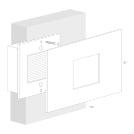 BALIZADOR DE EMBUTIR LED QUADRATO INTERNO 1,5W ALUMÍNIO | MISTERLED SLED6067RH