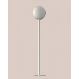 BALIZADOR DE JARDIM COM GLOBINHO TIPO ESTACA 8X8X40CM 1X HALOPIN G9 | BELLUCE G1641