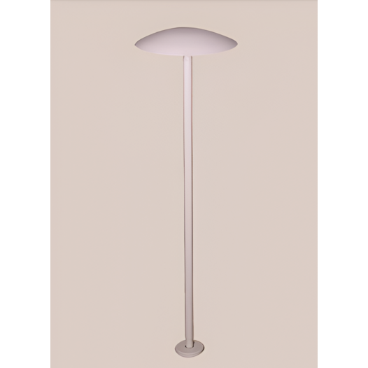 BALIZADOR DE JARDIM TIPO POSTE 15X15X50CM 2X HALOPIN G9 | BELLUCE G1652
