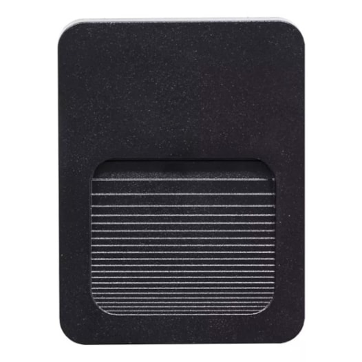 BALIZADOR DE SOBREPOR LED MOPI RETANGULAR EXTERNO 3000K 2W BIVOLT 12X9X1,2CM ABS PRETO | BELLA ILUMINAÇÃO MOP1BL01PT009 BALIZADOR DE SOBREPOR LED MOPI RETANGULAR EXTERNO 3000K 2W BIVOLT 12X9X1,2CM ABS PRETO | BELLA ILUMINAÇÃO MOP1BL01PT009