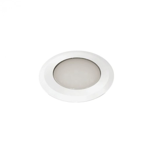 BALIZADOR DE SOLO CHÃO LED REDONDO EXTERNO ALUMÍNIO IRC>82 0,65W 2700K | INTERLIGHT 3940-S