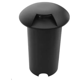 BALIZADOR DE SOLO CHÃO LED REDONDO EXTERNO TAMPA COM UMA SAÍDA ALUMÍNIO PRETO MICROTEXTURIZADO IRC>82 0,75W 2700K | INTERLIGHT 3954-S BALIZADOR DE SOLO CHÃO LED REDONDO EXTERNO TAMPA COM UMA SAÍDA ALUMÍNIO PRETO MICROTEXTURIZADO IRC>82 0,75W 2700K | INTERLIGHT 3954-S