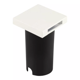 BALIZADOR DE SOLO CHÃO LED UNIC EXTERNO 1 FACHO 3000K 0,5W BIVOLT 9X5,5X5,5CM ABS BRANCO | SL ILUMINAÇÃO 2058-299 BALIZADOR DE SOLO CHÃO LED UNIC EXTERNO 1 FACHO 3000K 0,5W BIVOLT 9X5,5X5,5CM ABS BRANCO | SL ILUMINAÇÃO 2058-299