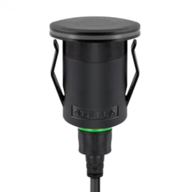 BALIZADOR DE SOLO CHÃO LED WAY RING REDONDO EXTERNO 3000K 1W 24V Ø4,1X7,3CM POLICARBONATO PRETO | STELLA STL22715/30 BALIZADOR DE SOLO CHÃO LED WAY RING REDONDO EXTERNO 3000K 1W 24V Ø4,1X7,3CM POLICARBONATO PRETO | STELLA STL22715/30