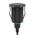BALIZADOR DE SOLO CHÃO LED WAY RING REDONDO EXTERNO 3000K 1W 24V Ø4,1X7,3CM POLICARBONATO PRETO | STELLA STL22715/30 BALIZADOR DE SOLO CHÃO LED WAY RING REDONDO EXTERNO 3000K 1W 24V Ø4,1X7,3CM POLICARBONATO PRETO | STELLA STL22715/30