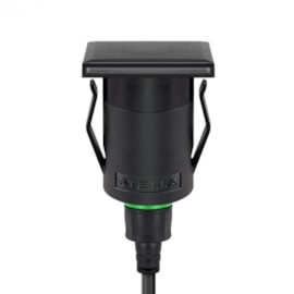 BALIZADOR DE SOLO CHÃO LED WAY SIDE QUADRADO FACHO DUPLO EXTERNO 3000K 1,5W BIVOLT 4,1X4,1X7,3CM POLICARBONATO PRETO | S BALIZADOR DE SOLO CHÃO LED WAY SIDE QUADRADO FACHO DUPLO EXTERNO 3000K 1,5W BIVOLT 4,1X4,1X7,3CM POLICARBONATO PRETO | S