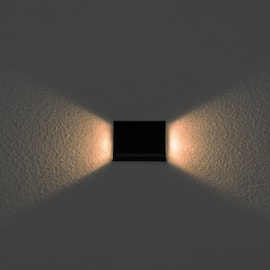 BALIZADOR DE SOLO CHÃO LED WAY SIDE QUADRADO FACHO DUPLO EXTERNO 3000K 1,5W BIVOLT 4,1X4,1X7,3CM POLICARBONATO PRETO | S BALIZADOR DE SOLO CHÃO LED WAY SIDE QUADRADO FACHO DUPLO EXTERNO 3000K 1,5W BIVOLT 4,1X4,1X7,3CM POLICARBONATO PRETO | S