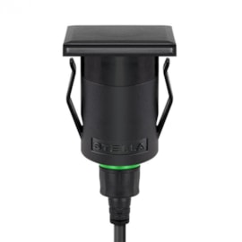 BALIZADOR DE SOLO CHÃO LED WAY SIDE QUADRADO FACHO SIMPLES EXTERNO 3000K 1,5W 24V 4,1X4,1X7,3CM POLICARBONATO PRETO | ST BALIZADOR DE SOLO CHÃO LED WAY SIDE QUADRADO FACHO SIMPLES EXTERNO 3000K 1,5W 24V 4,1X4,1X7,3CM POLICARBONATO PRETO | ST