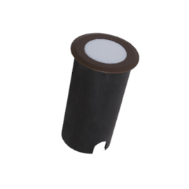 BALIZADOR DE SOLO MARROM CORTEN 1.8W 2700K | ROMALUX 10065 BALIZADOR DE SOLO MARROM CORTEN 1.8W 2700K | ROMALUX 10065