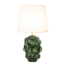 BASE ABAJUR SAGU 40W BIVOLT 26X45CM VIDRO SOPRADO E METAL VERDE E DOURADO | BELLA ILUMINAÇÃO SAG1AB01VD045 BASE ABAJUR SAGU 40W BIVOLT 26X45CM VIDRO SOPRADO E METAL VERDE E DOURADO | BELLA ILUMINAÇÃO SAG1AB01VD045