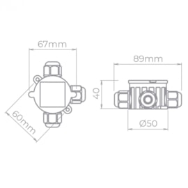 CAIXA DE PASSAGEM IP68 92X92X92MM | STELLA STH9799 CAIXA DE PASSAGEM IP68 92X92X92MM | STELLA STH9799