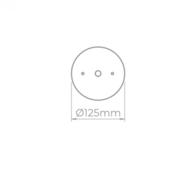 CANOPLA PLANA PARA TRILHO DE SOBREPOR BRANCO | STELLA SD1000BR CANOPLA PLANA PARA TRILHO DE SOBREPOR BRANCO | STELLA SD1000BR