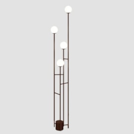 COLUNA KIMI METAL/VIDRO Ø210MM 4L | TKS 3007 COLUNA KIMI METAL/VIDRO Ø210MM 4L | TKS 3007