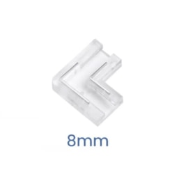 CONECTOR EMENDA L 90º COMPATÍVEL COM FITA 5W E 10W | PIX ILUMINAÇÃO 36507279