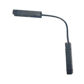 CONECTOR INTERMEDIÁRIO 1,9X9,4X1,9CM X 2 ALUMÍNIO PRETO  | BELLA ILUMINAÇÃO BY011 CONECTOR INTERMEDIÁRIO 1,9X9,4X1,9CM X 2 ALUMÍNIO PRETO  | BELLA ILUMINAÇÃO BY011