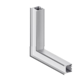 CONECTOR L HORIZONTAL 200X200MM P/ PERFIL DE LED EMBUTIR 40MM RECUADO | BELLUCE BLL18