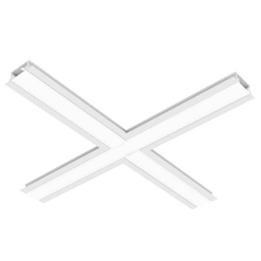 CONECTOR PARA PERFIL DE EMBUTIR SIMPLE WAY W15E BAIXO X TETO-TETO ALUMÍNIO E ACRÍLICO | INTERLIGHT W15E.9317