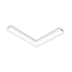 CONECTOR PARA PERFIL DE EMBUTIR SIMPLE WAY W15P ALTO L TETO-TETO ALUMÍNIO E ACRÍLICO | INTERLIGHT W15EP.9388
