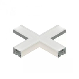 CONECTOR PARA PERFIL DE EMBUTIR X AÇO BRANCO | PIX ILUMINAÇÃO 36506489