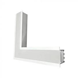 CONECTOR PARA PERFIL DE SOBREPOR L BRANCO | PIX ILUMINAÇÃO 36507287 CONECTOR PARA PERFIL DE SOBREPOR L BRANCO | PIX ILUMINAÇÃO 36507287