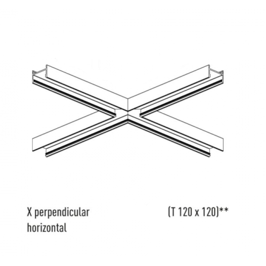 CONECTOR PARA PERFIL DE SOBREPOR SIMPLE WAY W15S X TETO-TETO ALUMÍNIO E ACRÍLICO | INTERLIGHT W15S.9327