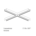CONECTOR PARA PERFIL DE SOBREPOR SIMPLE WAY W15S X TETO-TETO ALUMÍNIO E ACRÍLICO | INTERLIGHT W15S.9327 CONECTOR PARA PERFIL DE SOBREPOR SIMPLE WAY W15S X TETO-TETO ALUMÍNIO E ACRÍLICO | INTERLIGHT W15S.9327