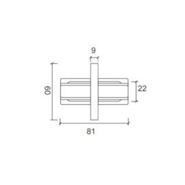 CONECTOR PARA TRILHO DE EMBUTIR I ABS PRETO | SKYLIGHT SKY-9001PT CONECTOR PARA TRILHO DE EMBUTIR I ABS PRETO | SKYLIGHT SKY-9001PT