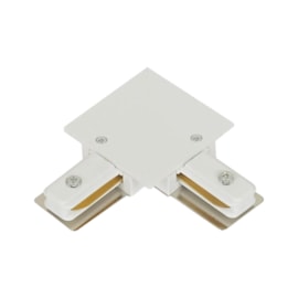 CONECTOR PARA TRILHO DE EMBUTIR L ALUMÍNIO BRANCO | ROMALUX 30111