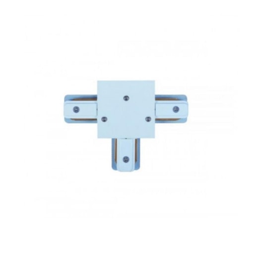 CONECTOR PARA TRILHO DE EMBUTIR T ABS BRANCO | SKYLIGHT SKY-9003BR