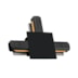 CONECTOR PARA TRILHO DE EMBUTIR T ABS PRETO | SKYLIGHT SKY-9003PT