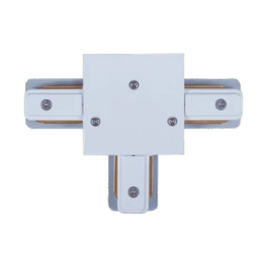 CONECTOR PARA TRILHO DE EMBUTIR T ALUMÍNIO BRANCO | ROMALUX 30113 CONECTOR PARA TRILHO DE EMBUTIR T ALUMÍNIO BRANCO | ROMALUX 30113