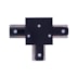 CONECTOR PARA TRILHO DE EMBUTIR T ALUMÍNIO PRETO | ROMALUX 30114 CONECTOR PARA TRILHO DE EMBUTIR T ALUMÍNIO PRETO | ROMALUX 30114