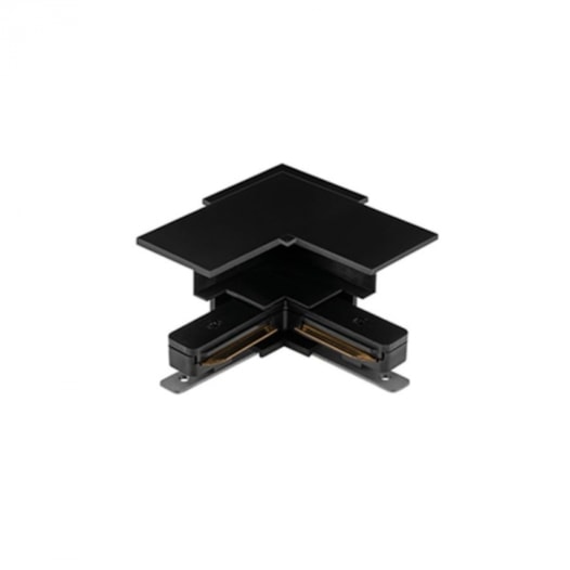 CONECTOR PARA TRILHO DE EMBUTIR TRACE L POLIPROPILENO PRETO | STELLA STL22485PTO