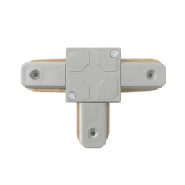CONECTOR PARA TRILHO DE SOBREPOR SILVER T METAL E ABS PRATA | SKYLIGHT SKY-003SL CONECTOR PARA TRILHO DE SOBREPOR SILVER T METAL E ABS PRATA | SKYLIGHT SKY-003SL