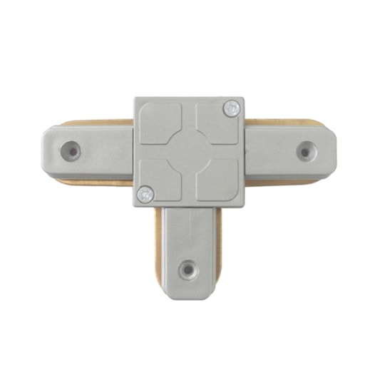 CONECTOR PARA TRILHO DE SOBREPOR SILVER T METAL E ABS PRATA | SKYLIGHT SKY-003SL CONECTOR PARA TRILHO DE SOBREPOR SILVER T METAL E ABS PRATA | SKYLIGHT SKY-003SL