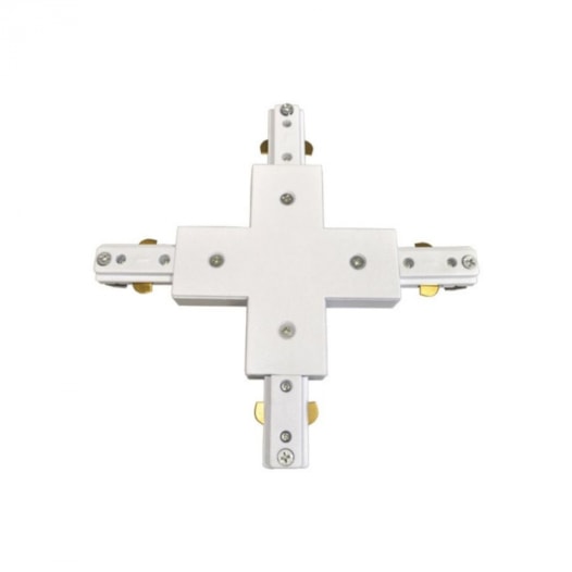 CONECTOR PARA TRILHO DE SOBREPOR X ALUMÍNIO | INTERLIGHT ACS-0169