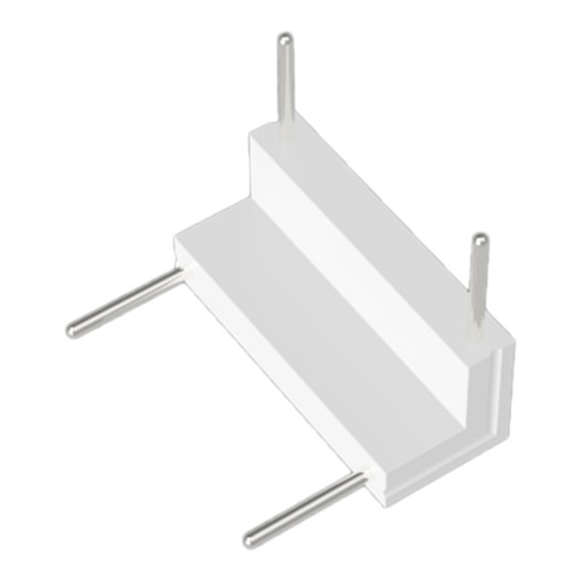 CONECTOR PARA TRILHO INFINITY TETO PAREDE POLICARBONATO BRANCO | PIX ILUMINAÇÃO 36507610