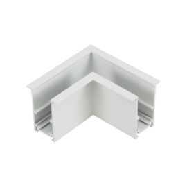CONECTOR PARA TRILHO MAG L COM ABA BRANCO | GAYA 3053 CONECTOR PARA TRILHO MAG L COM ABA BRANCO | GAYA 3053